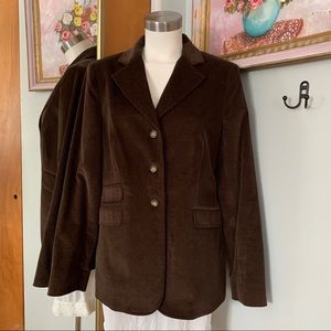 Brooks Brothers "346" Corduroy Blazer Jacket sz 12
